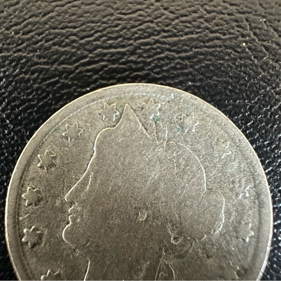 1910 Liberty “V” Nickel – Vintage U.S. 5 Cent Coin | Classic Barber-Era Nickel - Picture 3 of 5